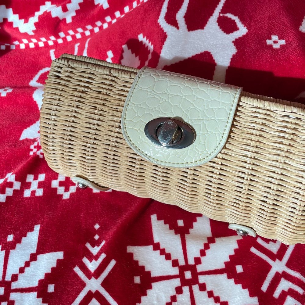 Wicker Handbag - image 1